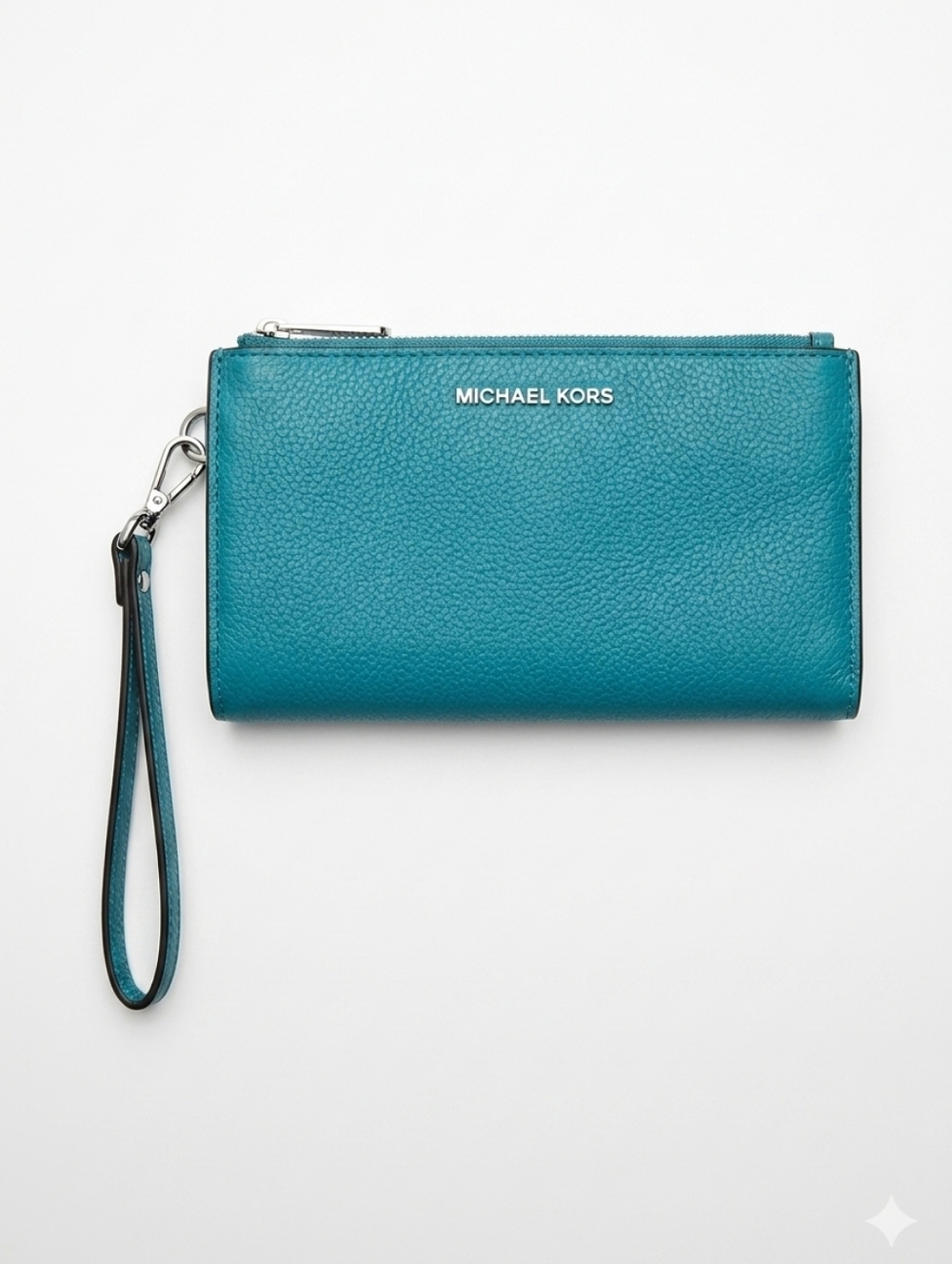 Michael Kors Teal Wristlet Clutch